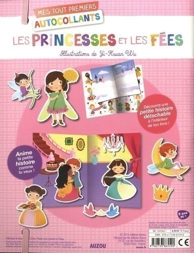 LES PRINCESSES ET LES FEES (MES TOUT PREMIERS AUTOCOLLANTS)