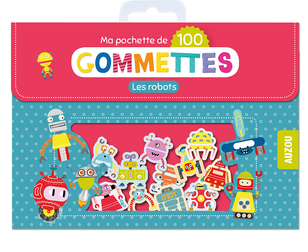 Ma Pochette De 100 Gommettes - Les Robots