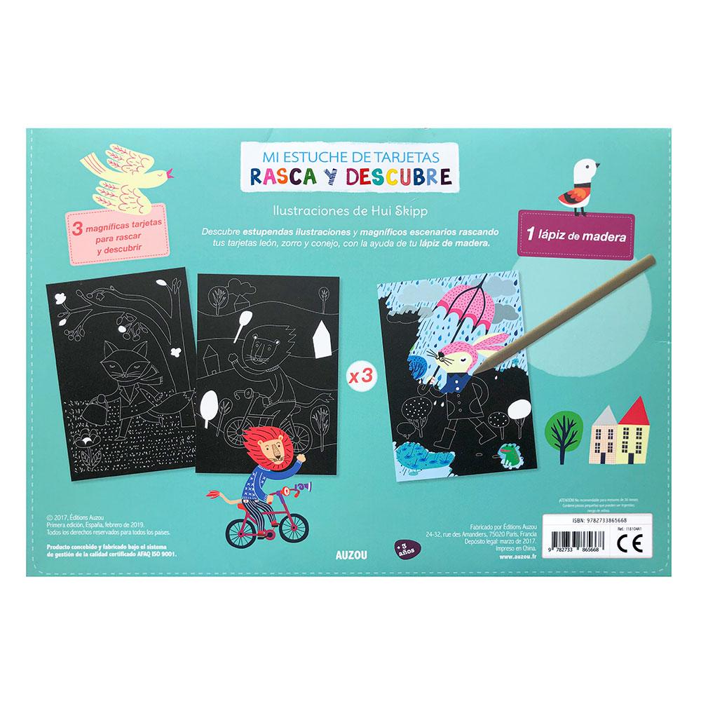 Mi Estuche De Rasca Y Descubre De Animales