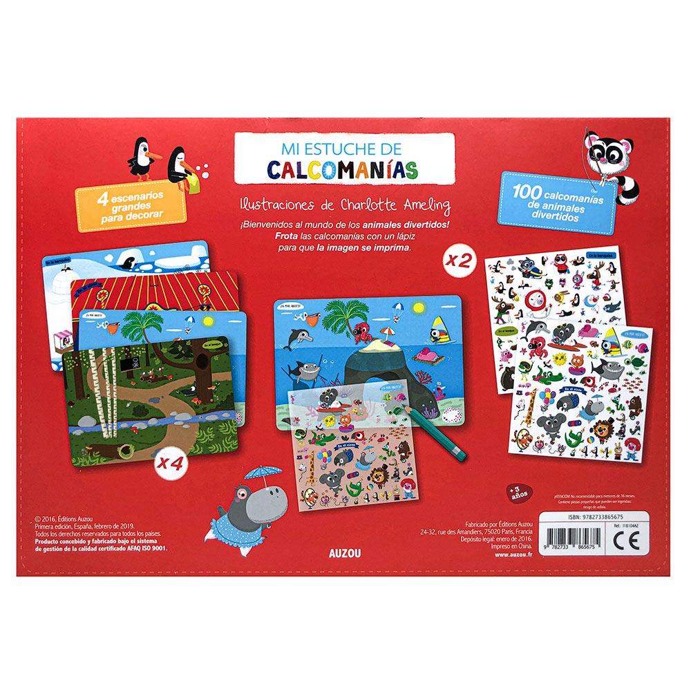 Mi Estuche De Calcomanias De Animales Divertidos