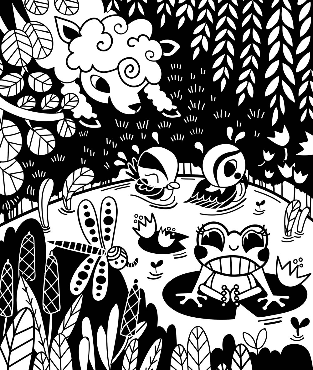 Ma Première Pochette D'artiste - Mes Coloriages Velours Printemps