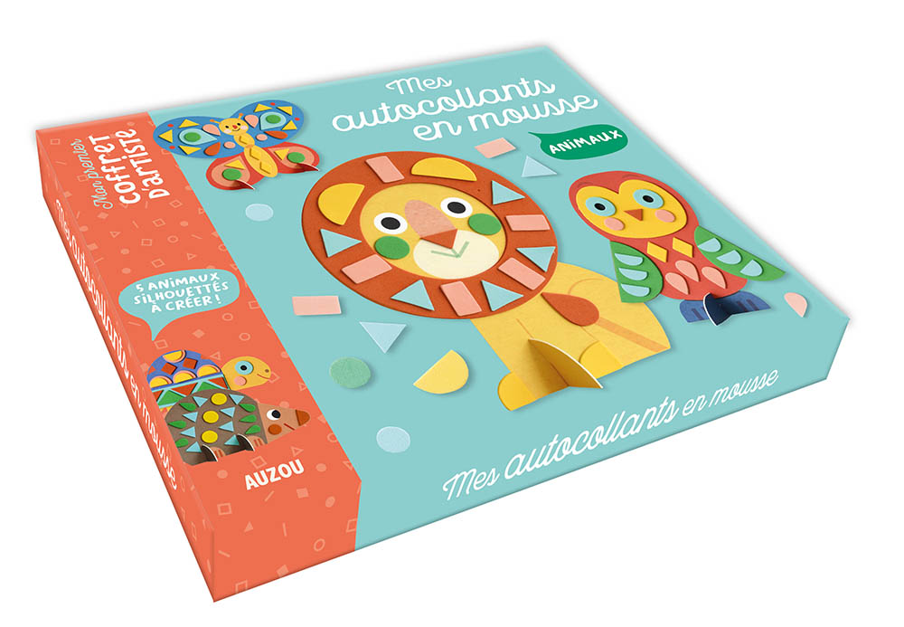 MES AUTOCOLLANTS EN MOUSSE : ANIMAUX