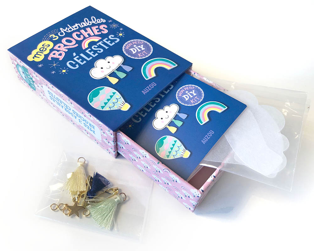 Mon Petit Kit Diy - Mes 3 Adorables Broches Célestes