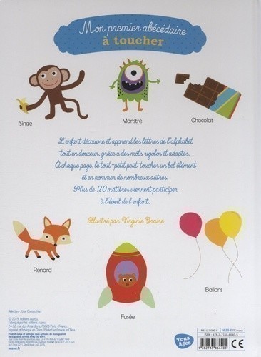 Mon Premier Abécédaire À Toucher