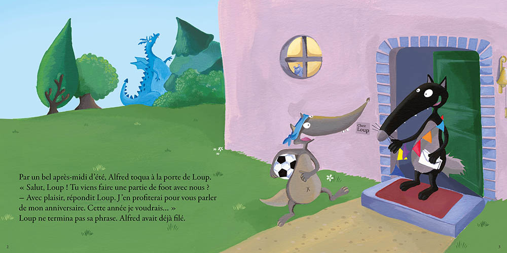 LE LOUP QUI FETAIT SON ANNIVERSAIRE - L LE LOUP QUI FETAIT SON ANNIVERSAIRE - L