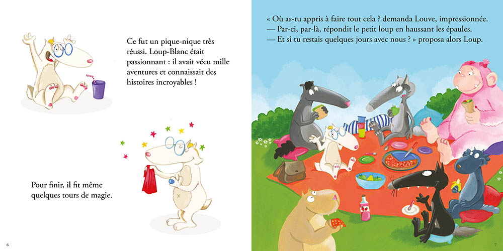 LE LOUP QUI AVAIT UN NOUVEL AMI LE LOUP QUI AVAIT UN NOUVEL AMI