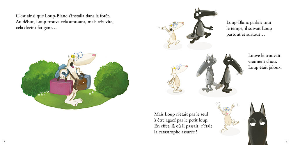 LE LOUP QUI AVAIT UN NOUVEL AMI