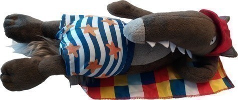 La Peluche Loup À La Plage