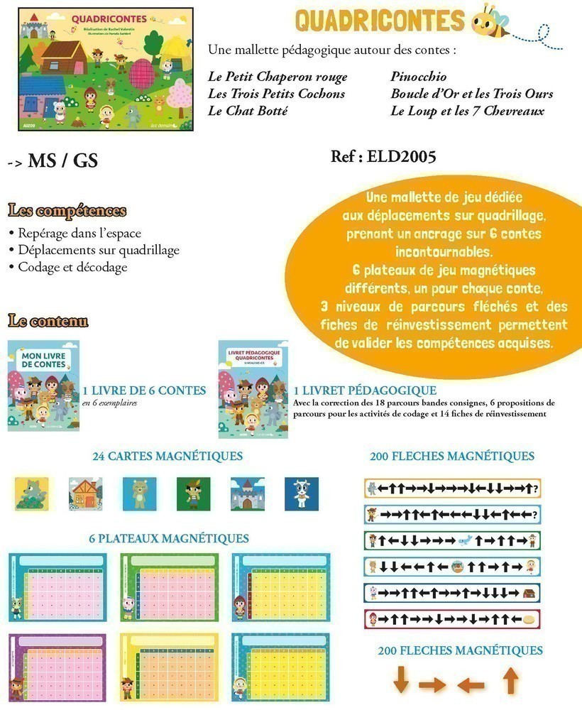 QUADRICONTES - MALLETTE PEDAGOGIQUE