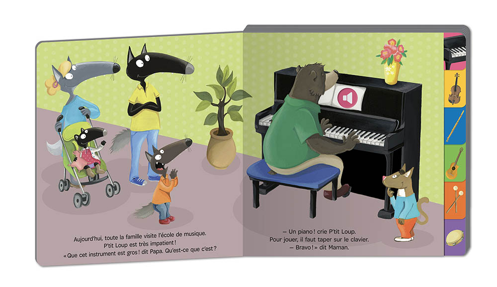 P'tit Loup Découvre Les Instruments De Musique