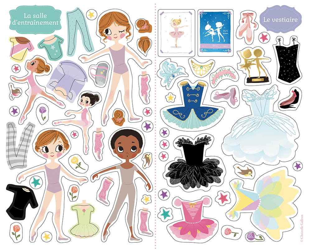 Mes Autocollants - Danseuses (Nouvelle Édition)