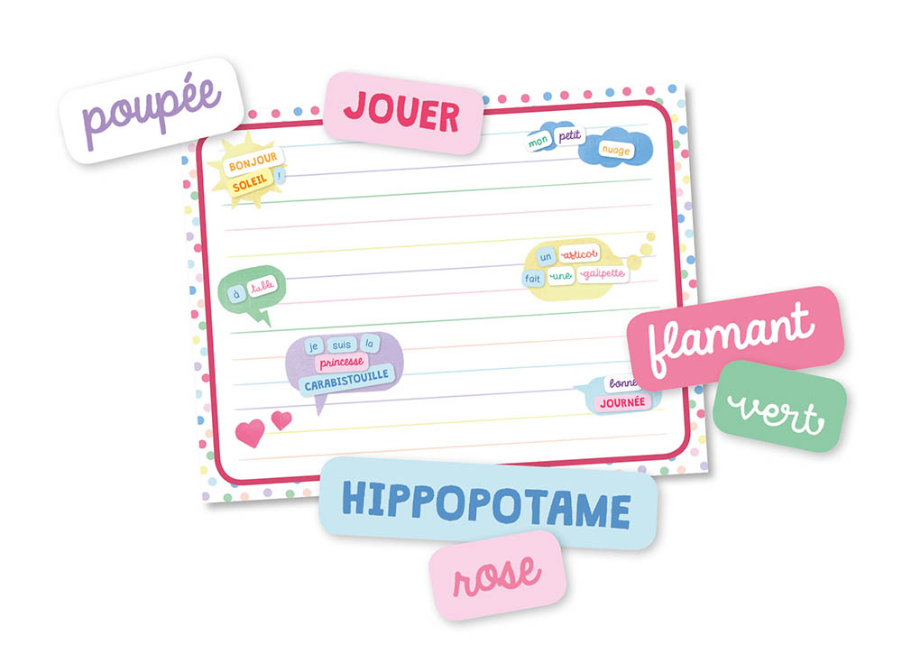 Ma Première Pochette D'aimants - Mots Rigolos