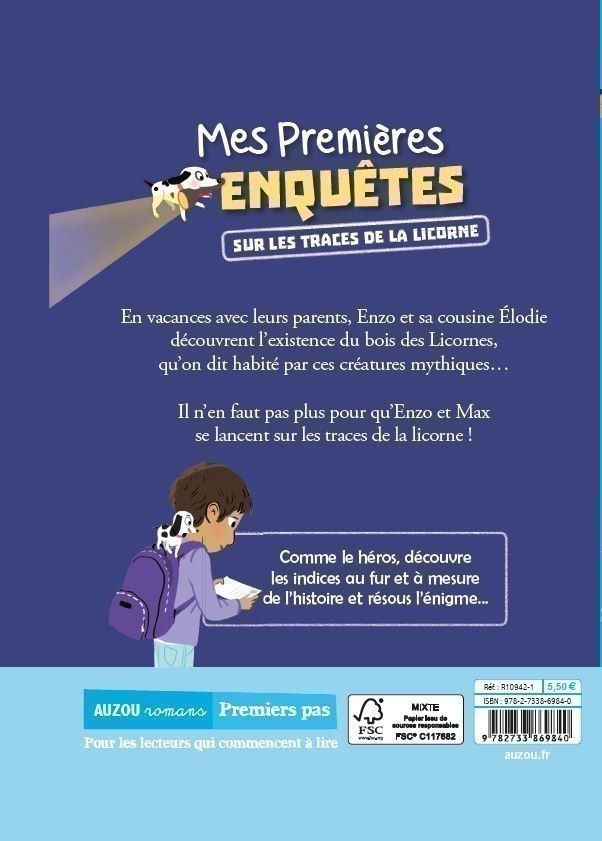 Mes Premières Enquêtes Tome 9 - Sur Les Traces De La Licorne