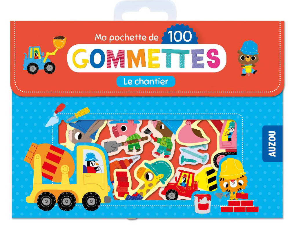 Ma Pochette De 100 Gommettes - Le Chantier Ma Pochette De 100 Gommettes - Le Chantier