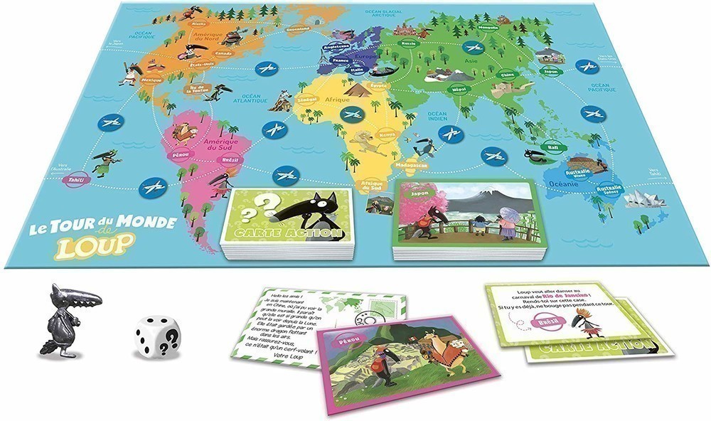 LE TOUR DU MONDE DE LOUP - LE JEU