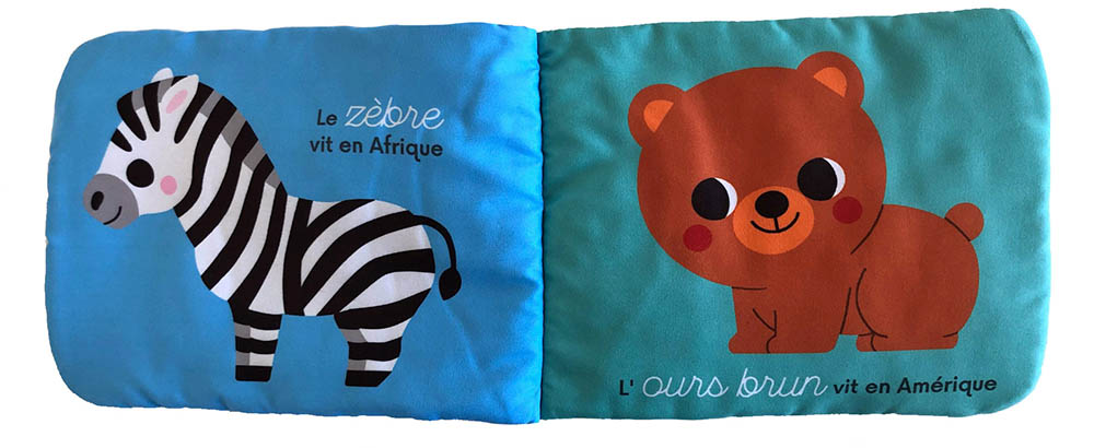 Les Animaux Du Monde (Livre Tissu)