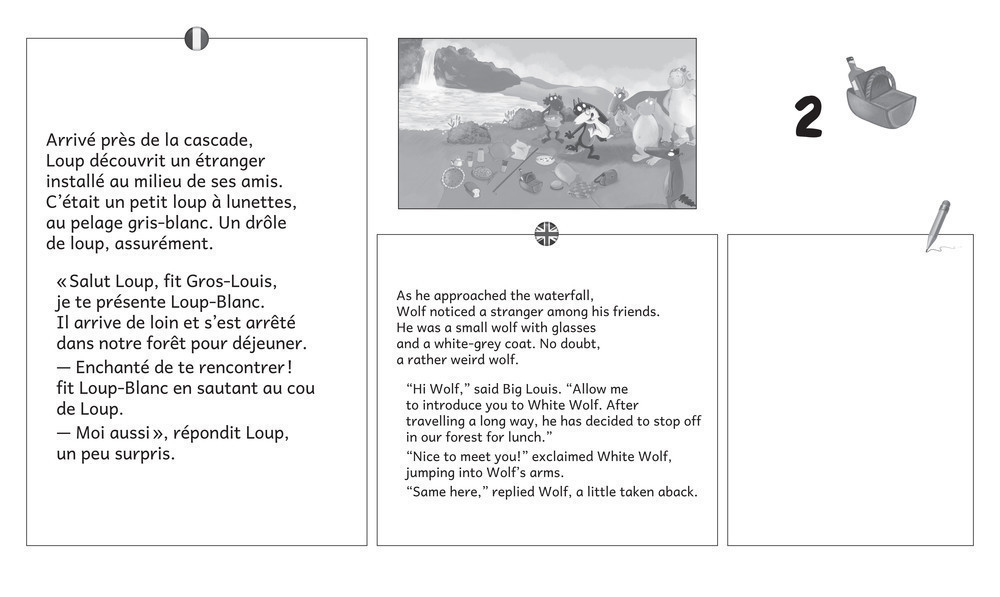 KAMISHIBAI LE LOUP QUI AVAIT UN NOUVEL AMI