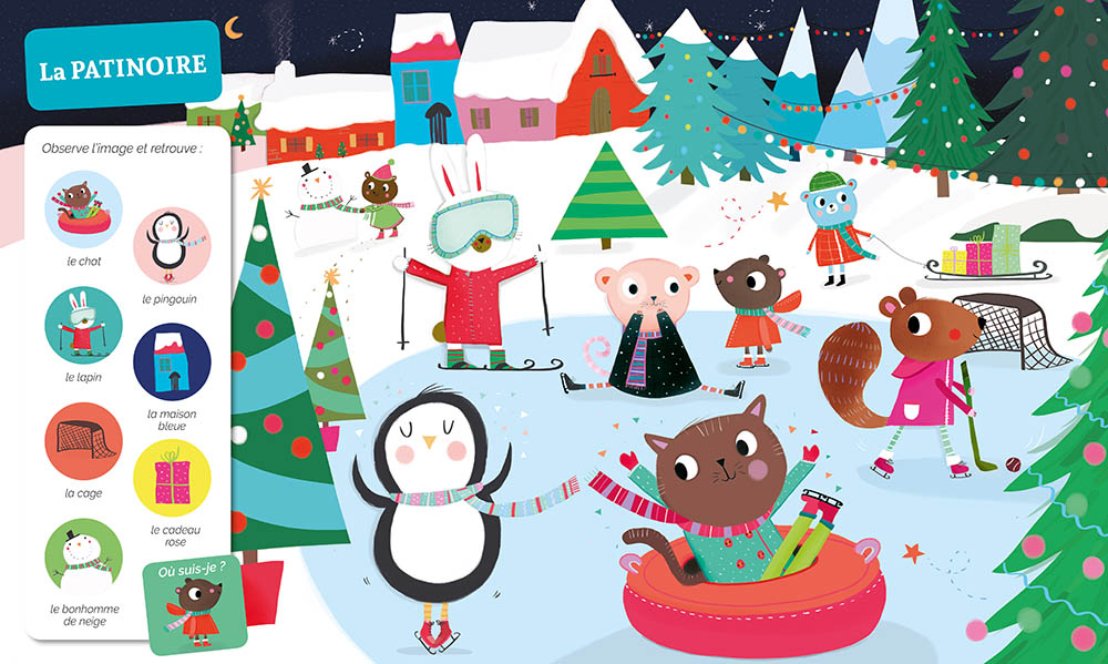 CHERCHE ET TROUVE DES TOUT-PETITS DANS LE FROID