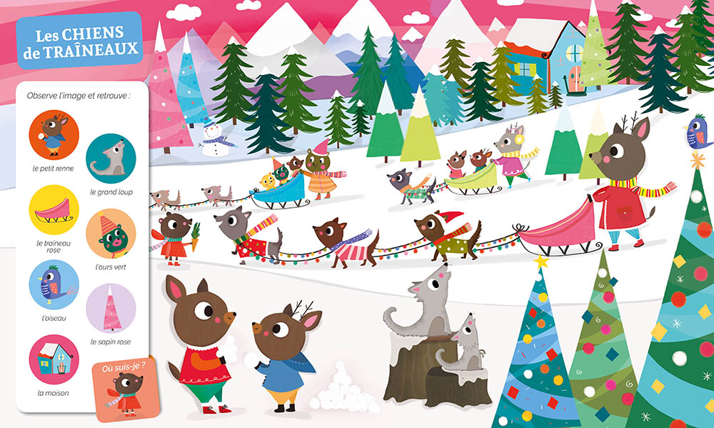 CHERCHE ET TROUVE DES TOUT-PETITS DANS LE FROID