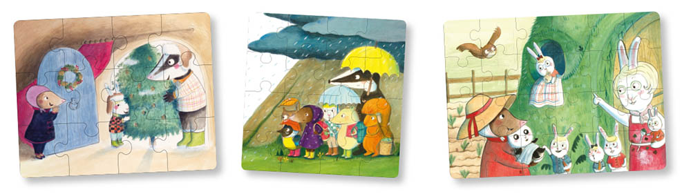 MES 3 PUZZLES EN BOIS PETITE TAUPE MES 3 PUZZLES EN BOIS PETITE TAUPE