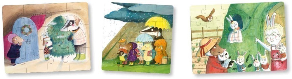 MES 3 PUZZLES EN BOIS PETITE TAUPE MES 3 PUZZLES EN BOIS PETITE TAUPE
