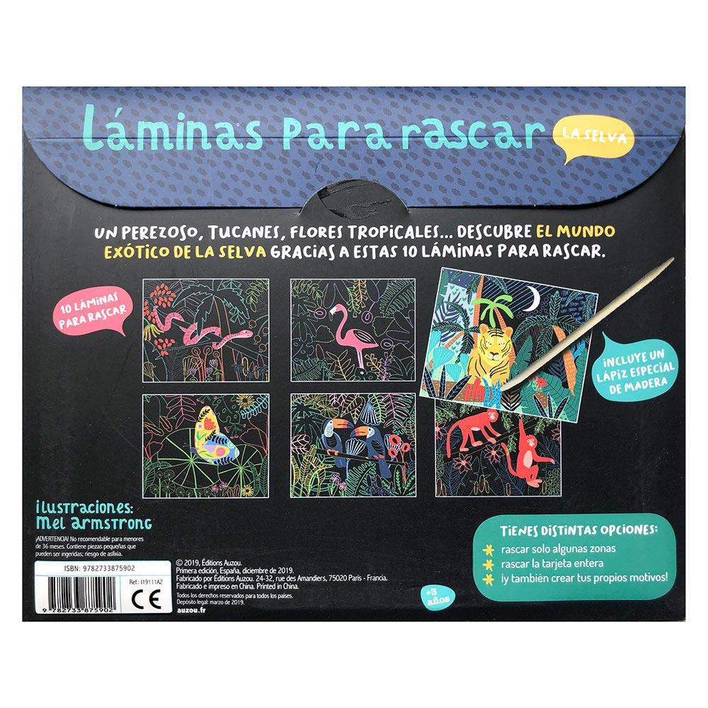 Láminas Para Rascar: La Selva