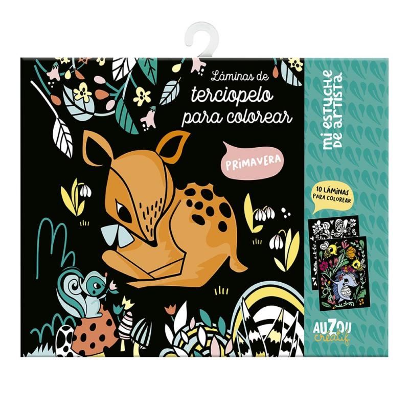Láminas De Terciopelo Para Colorear: Primavera