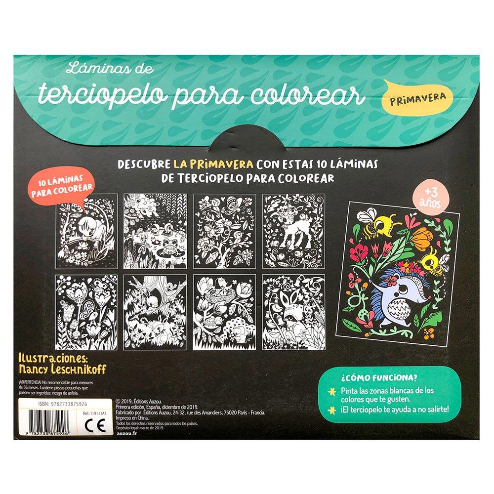 Láminas De Terciopelo Para Colorear: Primavera