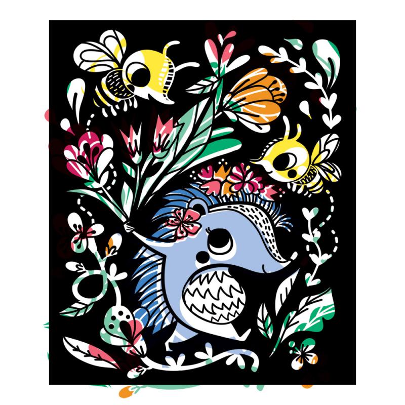 Láminas De Terciopelo Para Colorear: Primavera