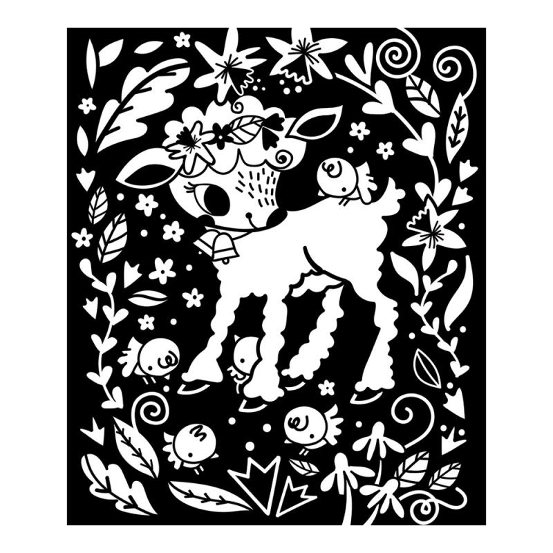 Láminas De Terciopelo Para Colorear: Primavera