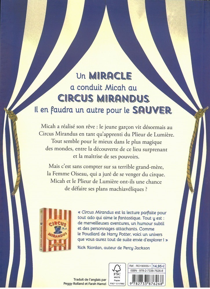 Circus Mirandus - Circus Mirandus - Tome 2 La Femme Oiseau