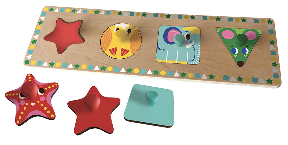 MES PUZZLES EN BOIS - FORMES ET ANIMAUX MES PUZZLES EN BOIS - FORMES ET ANIMAUX