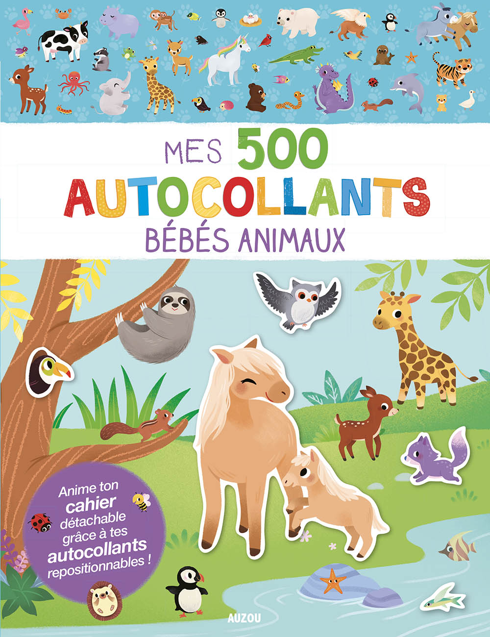 Mes Tout Premiers Autocollants - Mes 500 Autocollants - Bébés Animaux