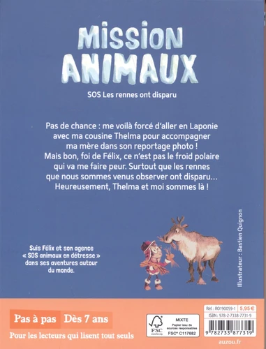 Mission Animaux - Tome 2 Sos Les Rennes Ont Disparu