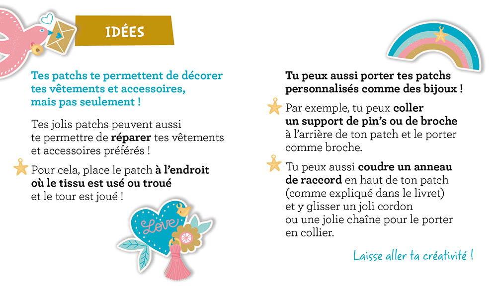 Mon Superbe Bijou - Mes 3 Patchs Thermocollants