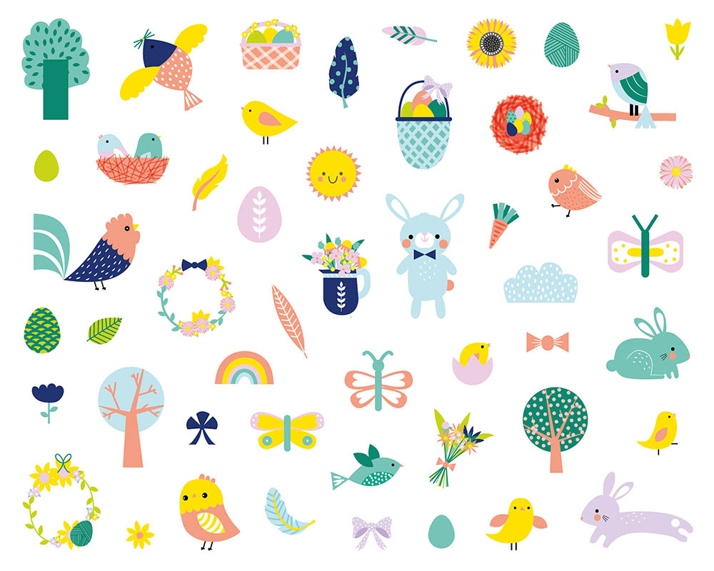 Mes Décorations À Colorier - Pâques