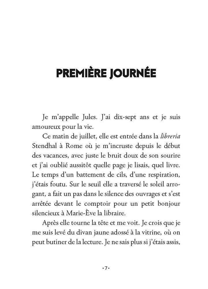 L'éternité, Livie, L'éternité