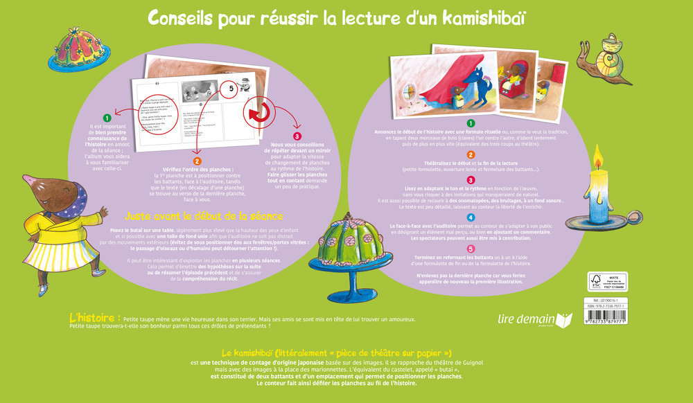 KAMISHIBAI PETITE TAUPE NE VEUT PAS D