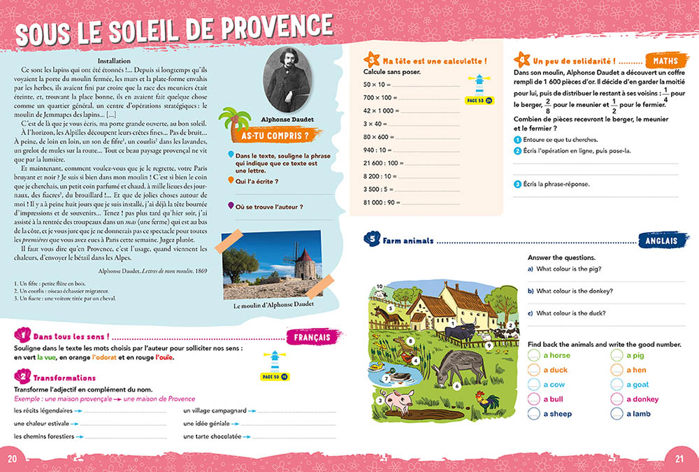 JE PROGRESSE EN VACANCES  DU CM2 A LA 6E