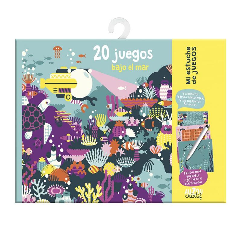 20 Juegos Bajo El Mar. Mi Estuche De Juegos