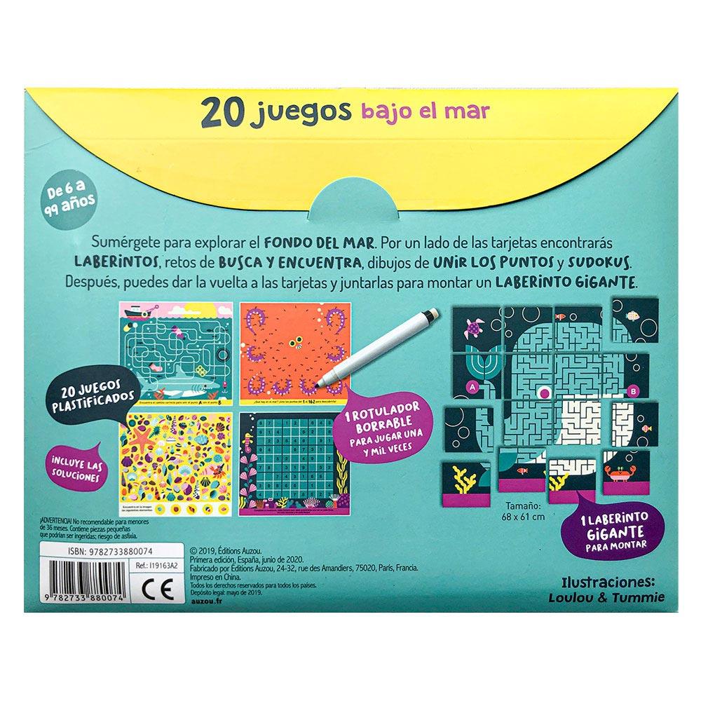 20 Juegos Bajo El Mar. Mi Estuche De Juegos