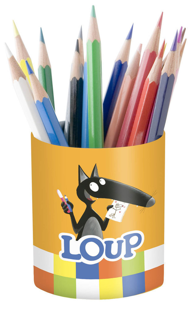 MON POT A CRAYONS DU LOUP