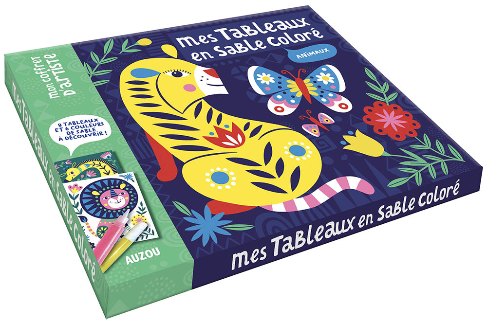 MES TABLEAUX EN SABLE COLORE : ANIMAUX