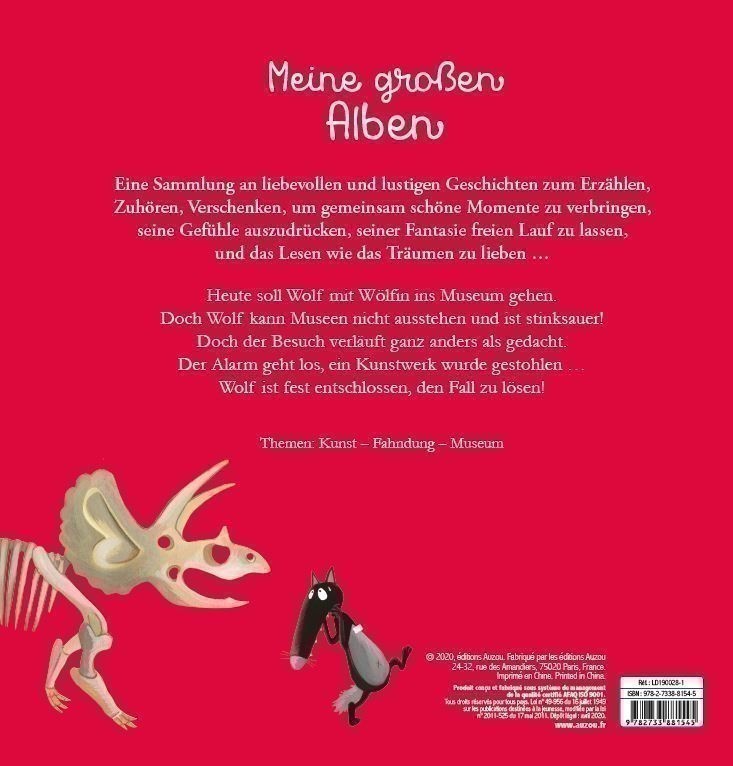 DER WOLF, DER IM MUSEUM ERMITTELTE (+ CD AUDIO) DER WOLF, DER IM MUSEUM ERMITTELTE (+ CD AUDIO)