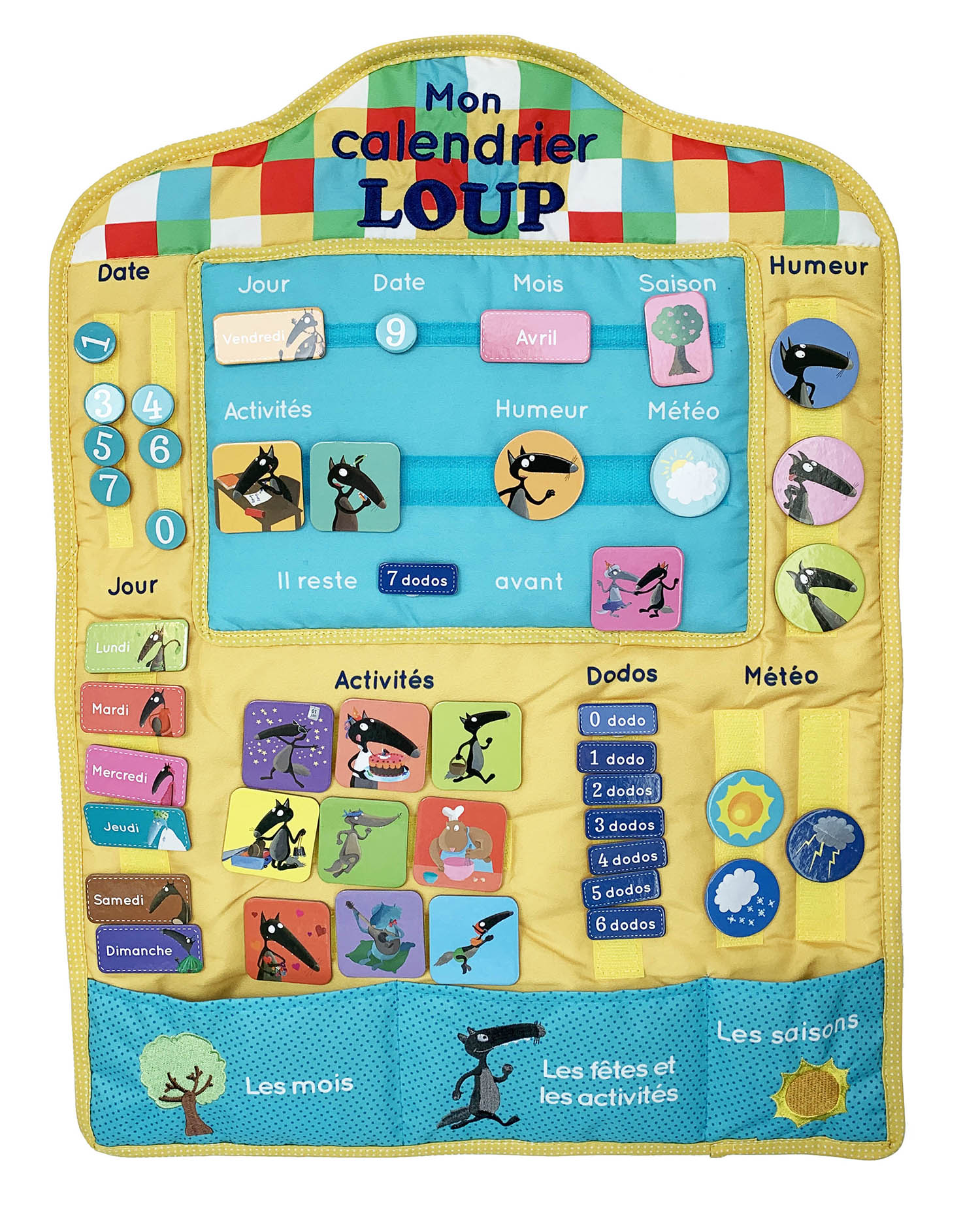 Mon Calendrier En Tissu Du Loup - Ne