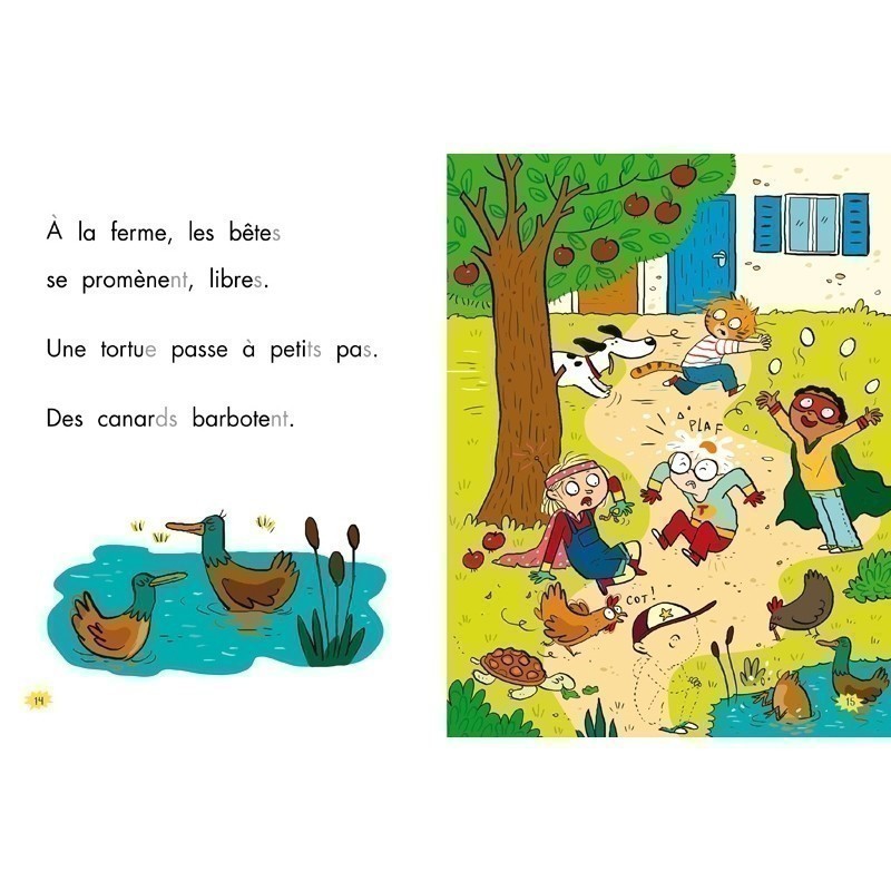 LES HEROS DU CP -  SORTIE A LA FERME NIV 1