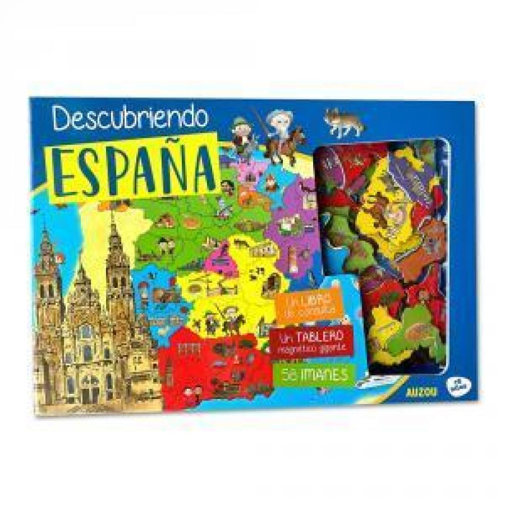 Descubriendo España: Atlas Con Tablero Magnético