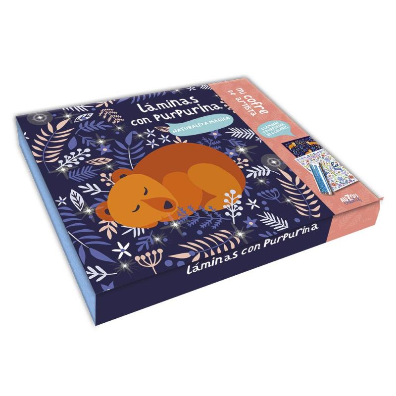 Tarjetas Con Purpurina. Cofre De Artista