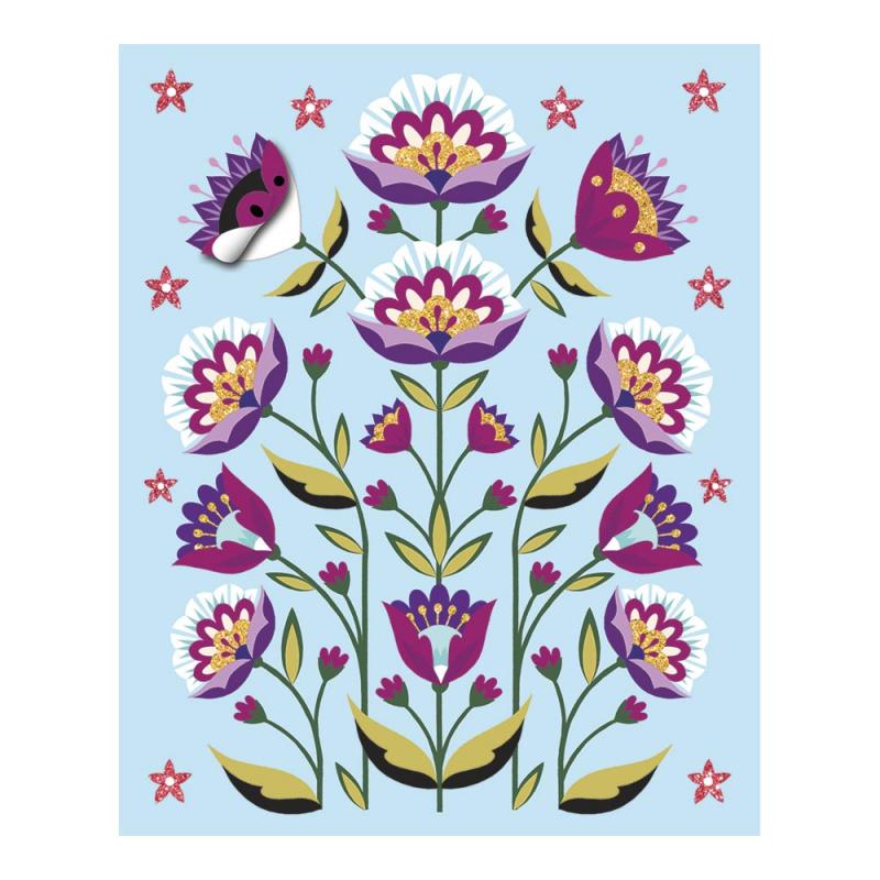 Tarjetas Con Purpurina. Cofre De Artista