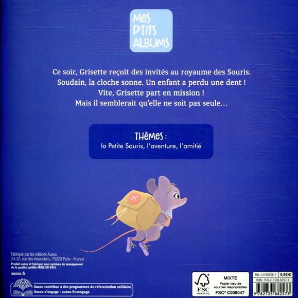 Grisette, Tooth Fairy Mouse On A Mission